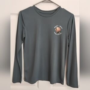 Boys Long Sleeve Gray Shirt